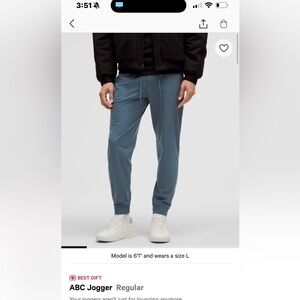 lululemon athletica Men's Blue Joggers